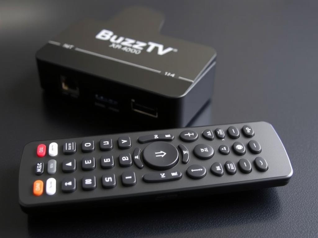BuzzTV XR4000 IPTV box with remote BuzzTV XR4000 IPTV box with remote