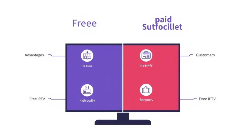 Comparison between free IPTV and paid subscription services Comparison between free IPTV and paid subscription services