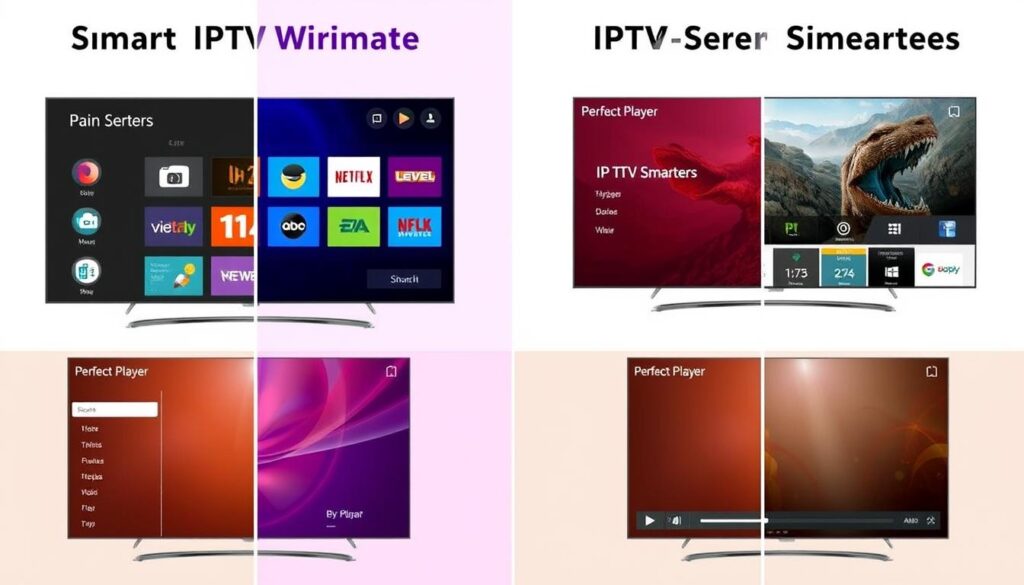 Comparison of different IPTV player interfaces Comparison of different IPTV player interfaces