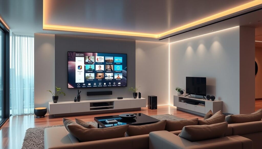 Future of IPTV showing 4K streaming and smart home integration Future of IPTV showing 4K streaming and smart home integration