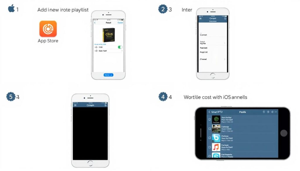 GSE Smart IPTV setup process on iPhone GSE Smart IPTV setup process on iPhone