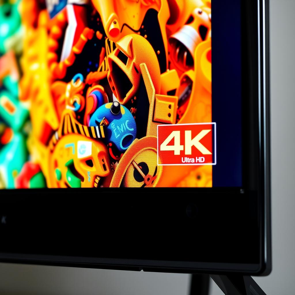 High-quality streaming display showing 4K IPTV content