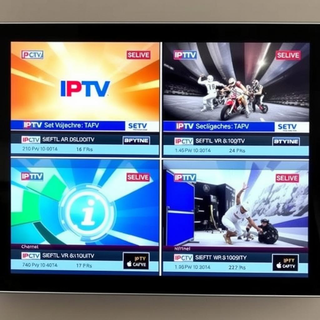 IPTV Smarters Pro multi-screen viewing feature showing multiple channels simultaneously IPTV Smarters Pro multi-screen viewing feature showing multiple channels simultaneously
