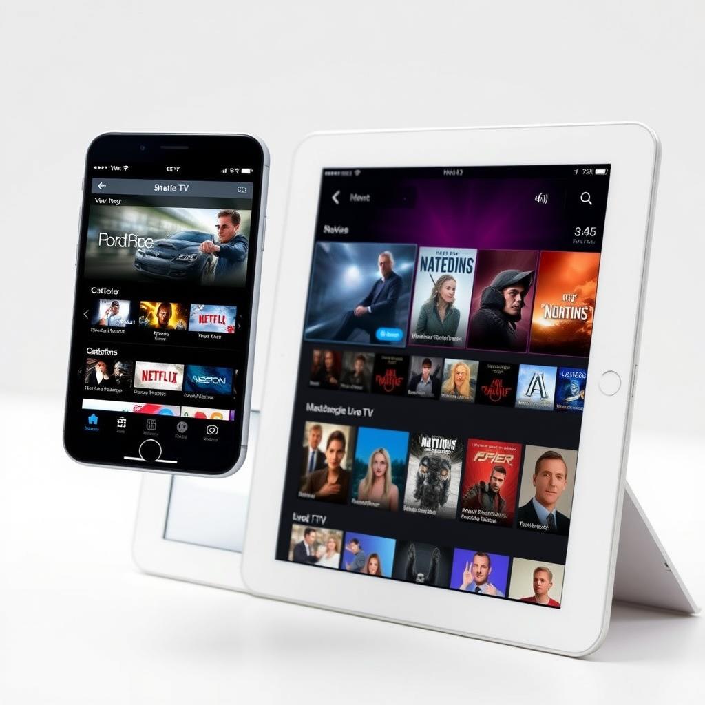 IPTV Smarters Pro running on iPhone and iPad IPTV Smarters Pro running on iPhone and iPad