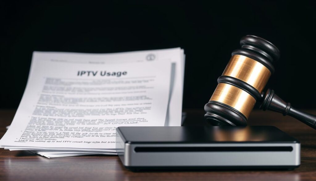 Legal document with IPTV regulations concept Legal document with IPTV regulations concept