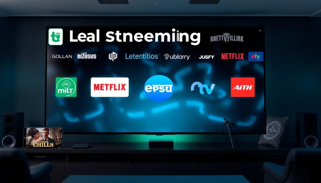 Legal streaming concept with Smart IPTV Legal streaming concept with Smart IPTV