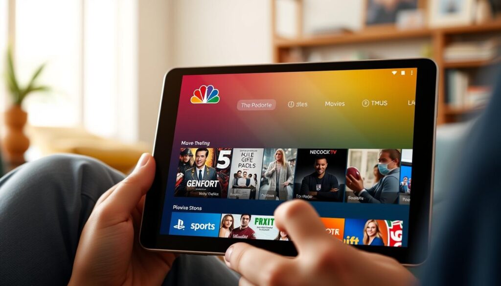 Peacock TV interface showing NBC content available on this best IPTV service