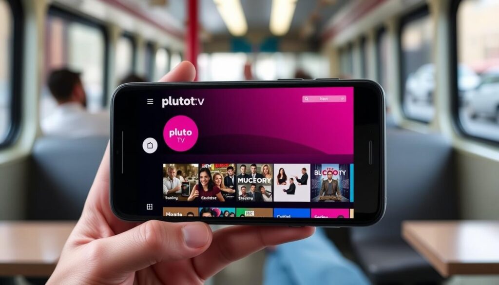Pluto TV interface showing free channels available on this best IPTV service
