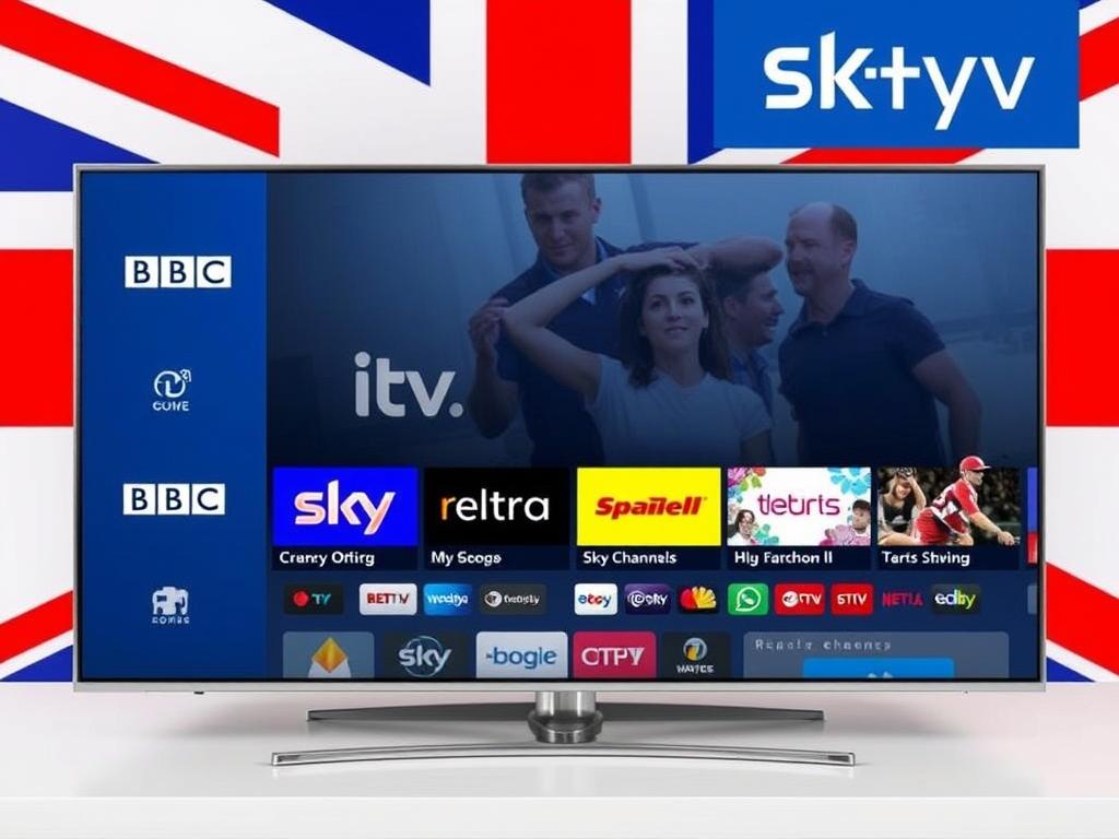 PrimeStream UK IPTV interface showing UK channels