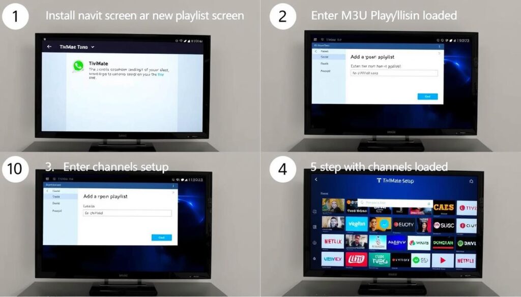 Step-by-step TiviMate setup process on Android TV Step-by-step TiviMate setup process on Android TV