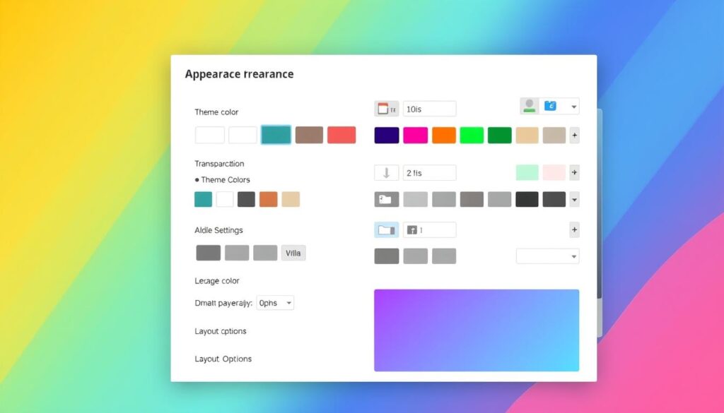 TiviMate customization settings showing appearance options TiviMate customization settings showing appearance options