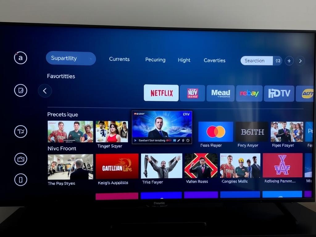 User-friendly IPTV interface with program guide during free trial