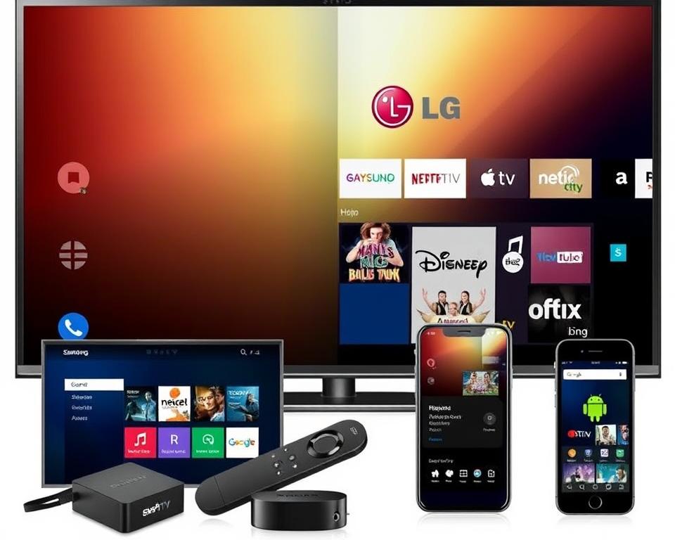 Various devices running Smart IPTV application Various devices running Smart IPTV application