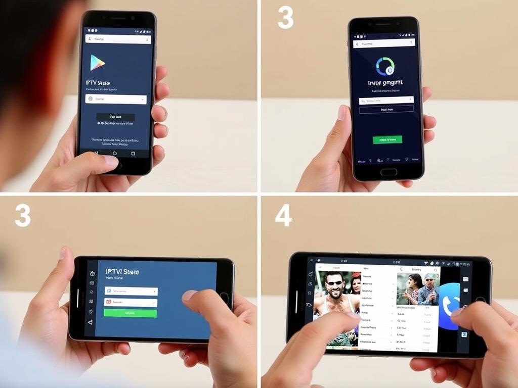 Android device IPTV subscription setup process Android device IPTV subscription setup process