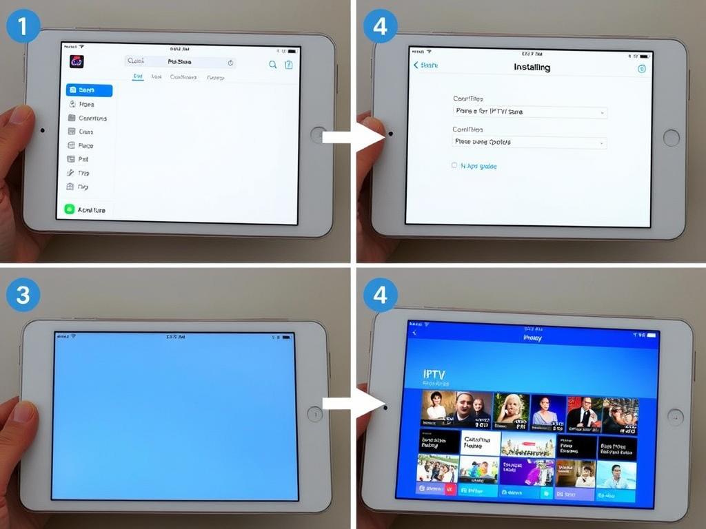 iOS device IPTV subscription setup process iOS device IPTV subscription setup process