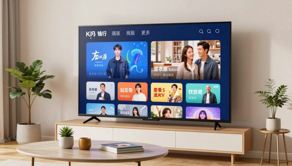 An image of a TV screen displaying a wide range of channels and content An image of a TV screen displaying a wide range of channels and content