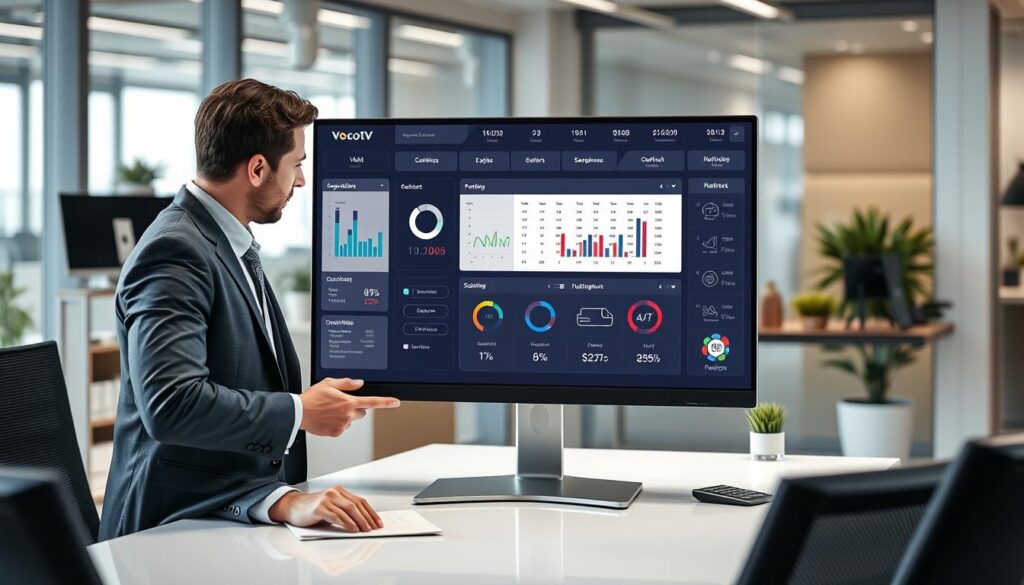 Generate an image of VocoTV reseller panel