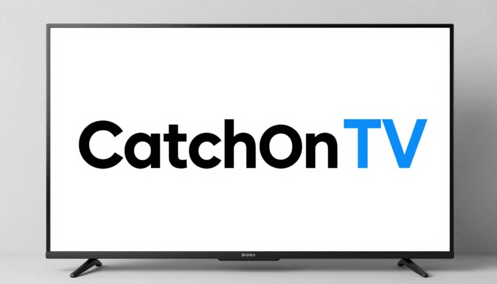 Generate an image of a CatchOn TV logo with a modern, vibrant design. Generate an image of a CatchOn TV logo with a modern, vibrant design.