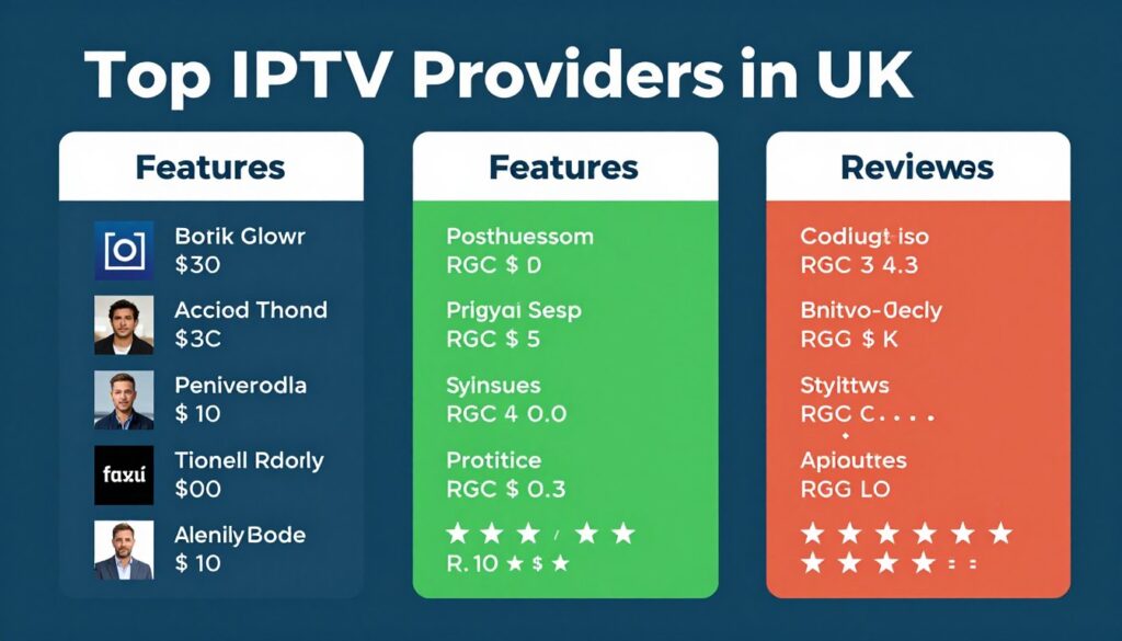 Best IPTV providers UK comparison