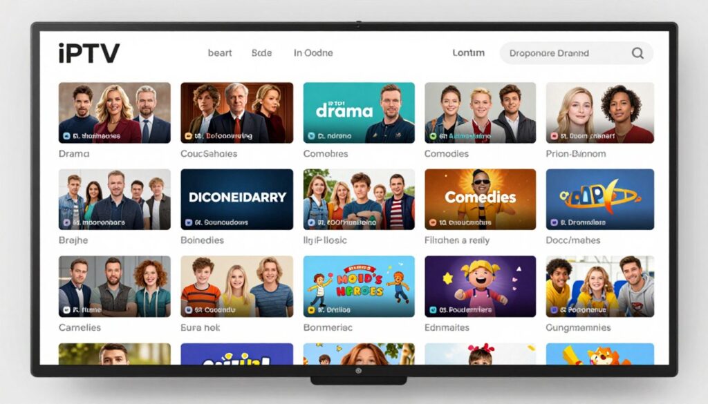 British IPTV on-demand content