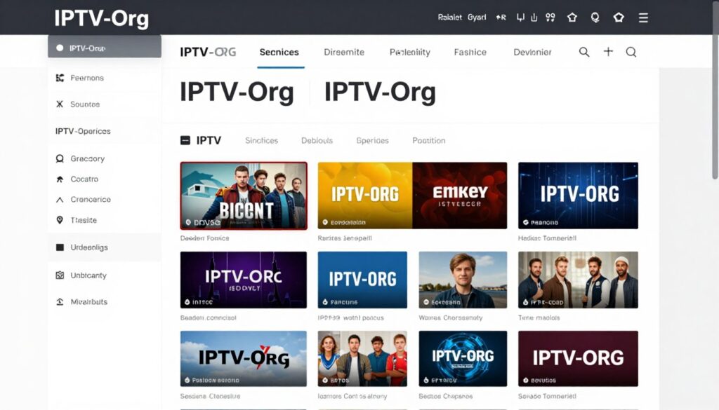 Discover the IPTV-Org service directory