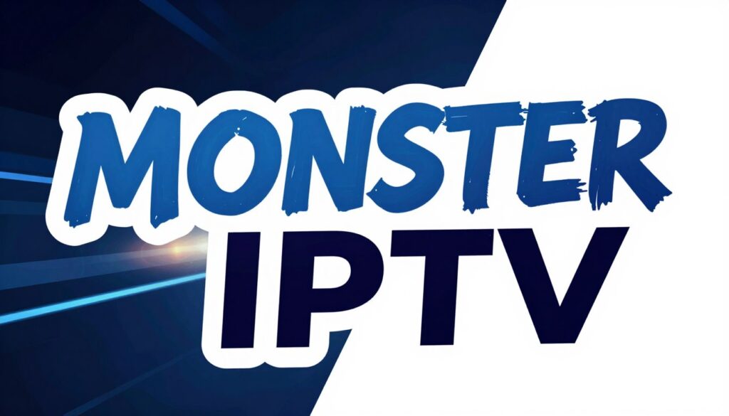 Generate an image of Monster IPTV's logo or a related graphic