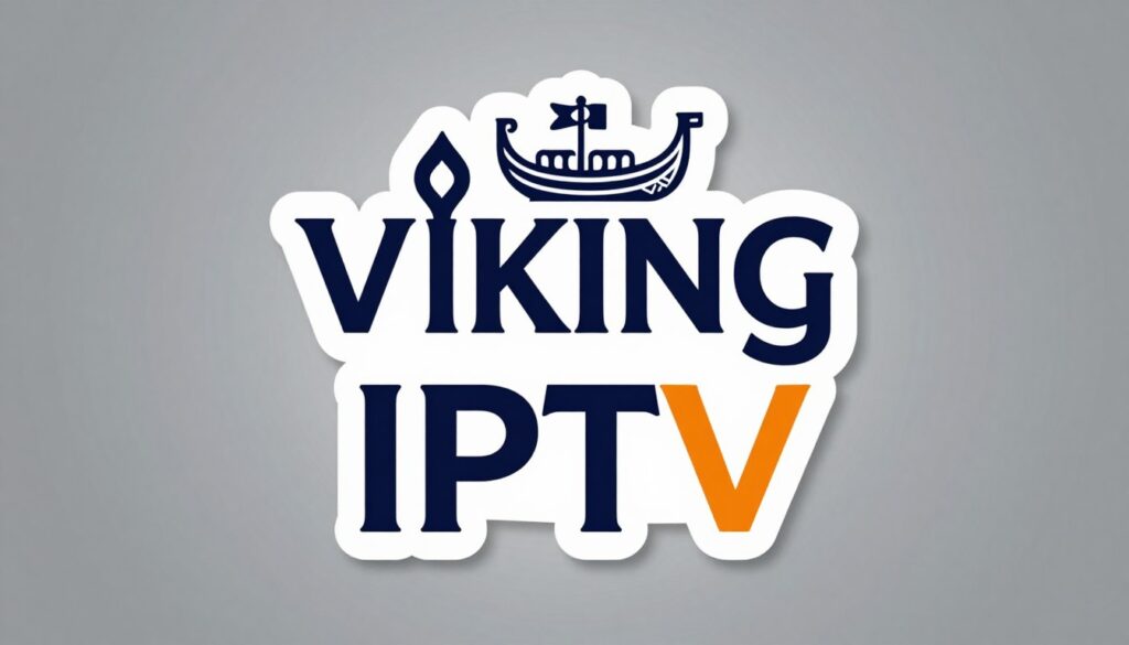 Generate an image of Viking IPTV's logo or a related graphic