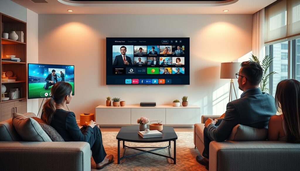 Generate an image of high-quality streaming on IPTVtune.