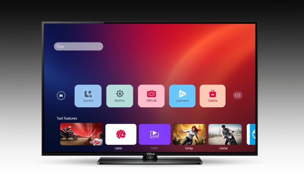 Generate an image of the Hot IPTV player application interface showcasing its key features and user-friendly design. Generate an image of the Hot IPTV player application interface showcasing its key features and user-friendly design.