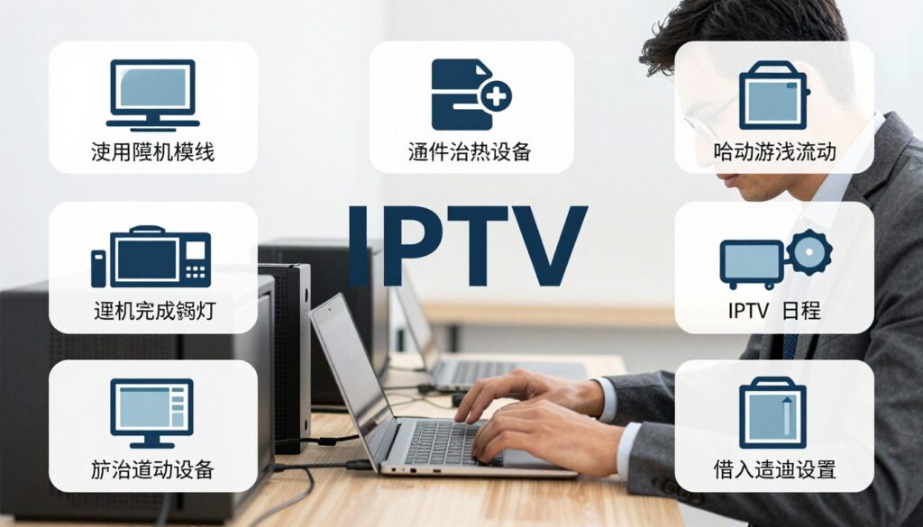 Generate an image related to IPTV troubleshooting