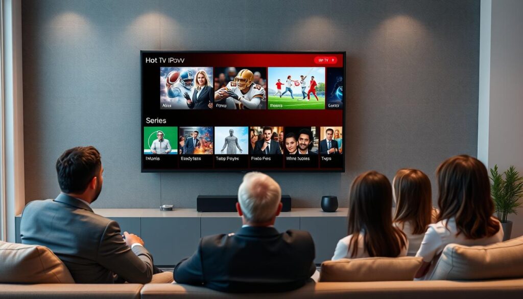 Generate an image representing Hot IPTV's streaming service Generate an image representing Hot IPTV's streaming service