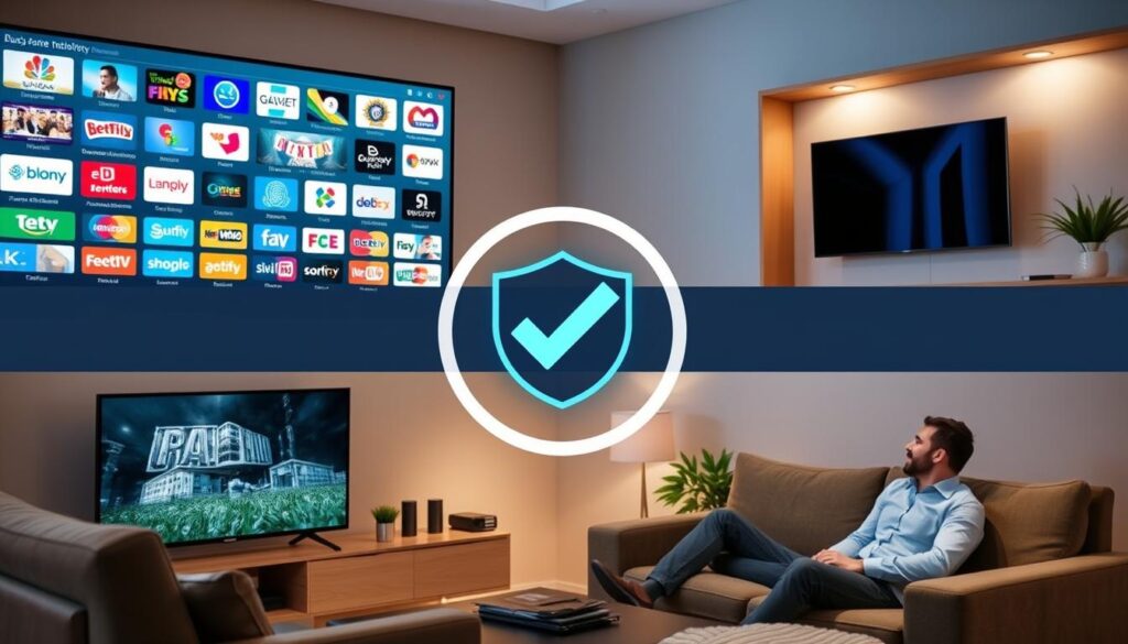 Generate an image representing IPTVtune's IPTV service reliability