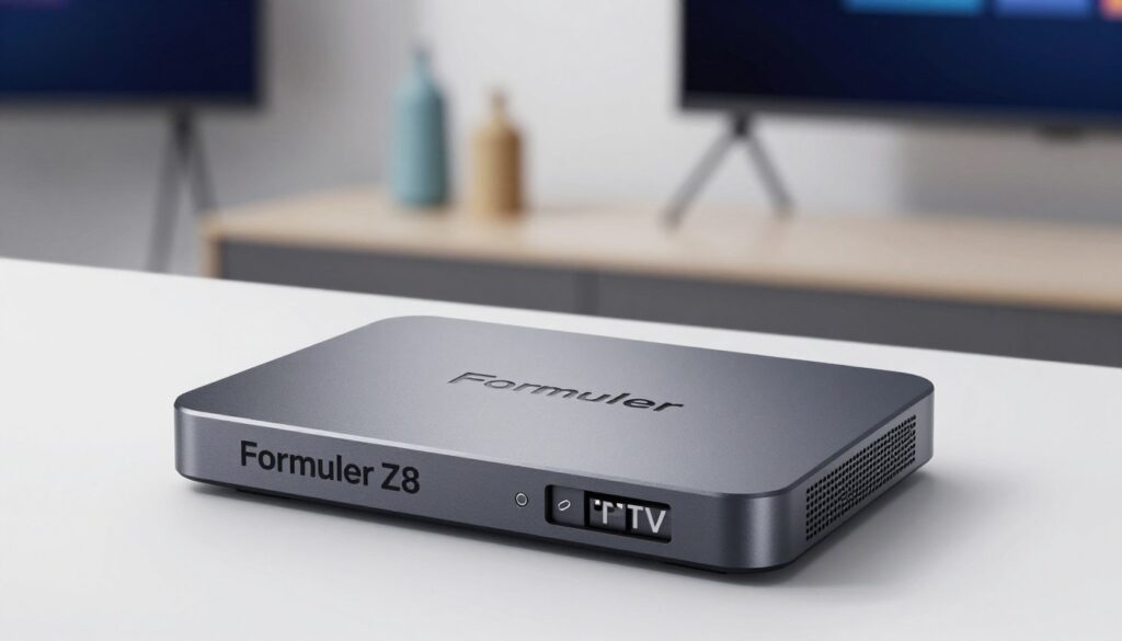 Create an image of a Formuler Z8 IPTV box