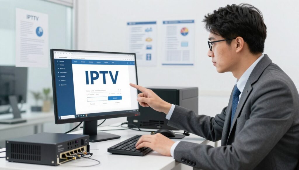 Generate an image related to IPTV troubleshooting