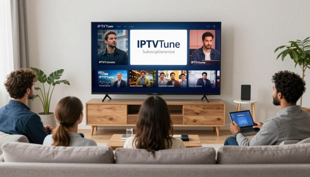 Generate an image related to IPTVtune subscription