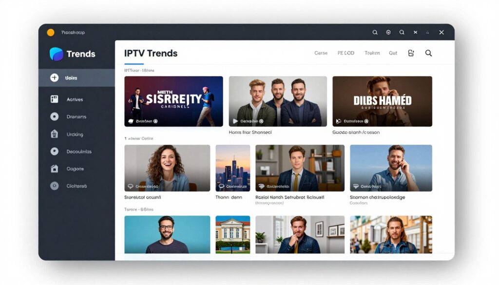 Image of IPTV Trends' interface