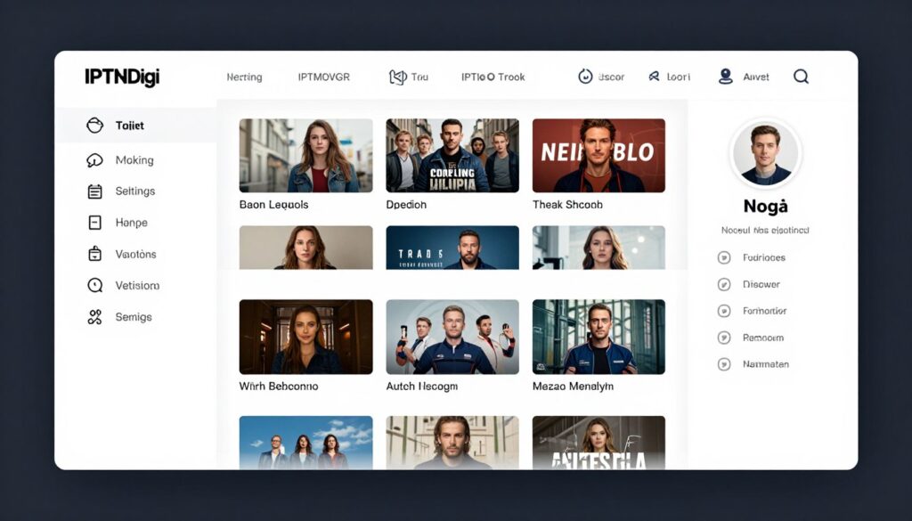 Image of IPTVDigi's interface