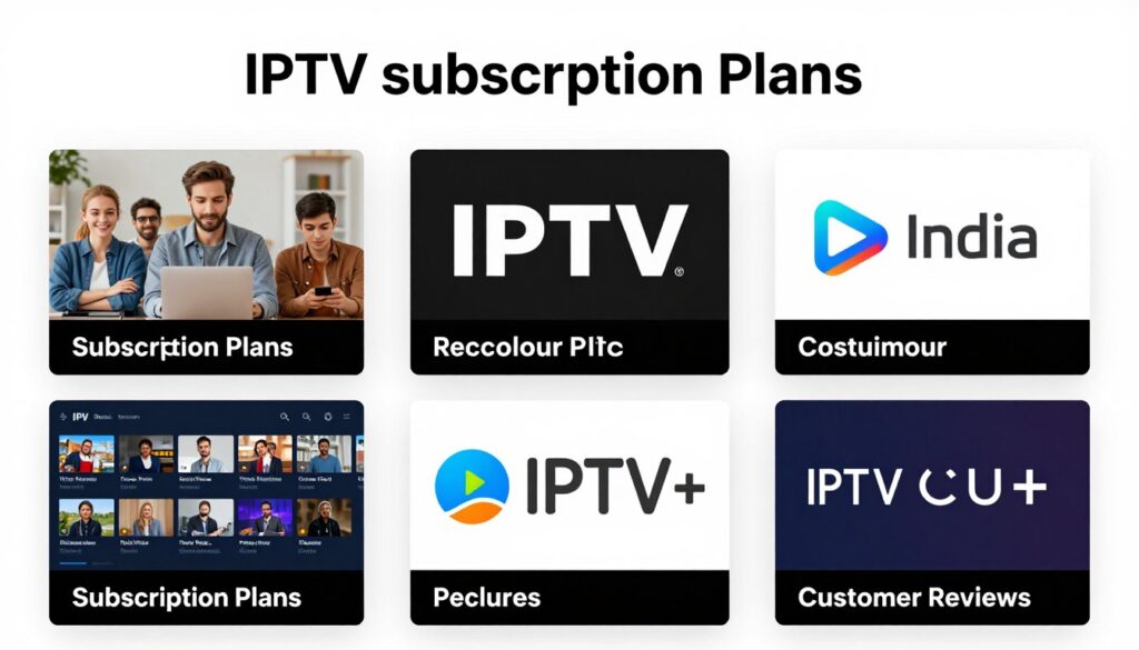 Compare IPTV India subscription plans