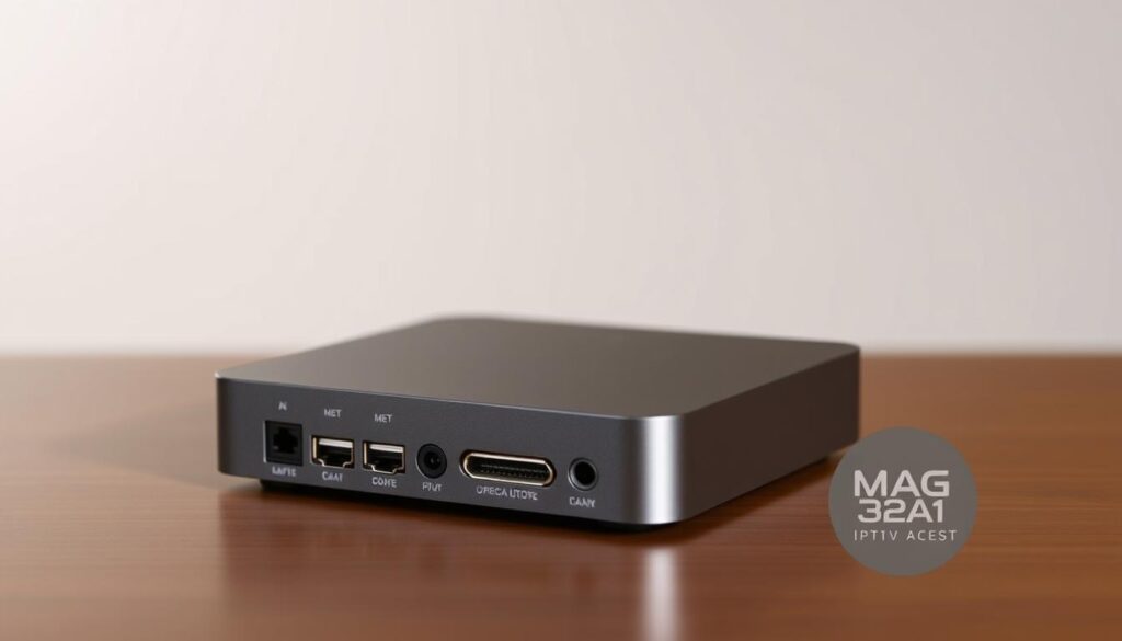 Generate an image of the MAG 324 IPTV Box