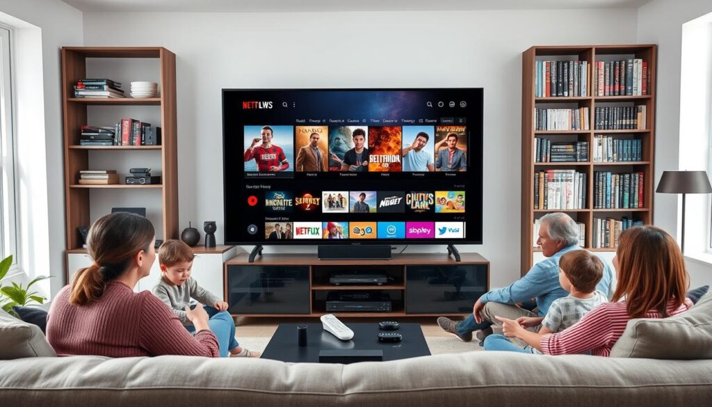 Generate an image representing legal IPTV services